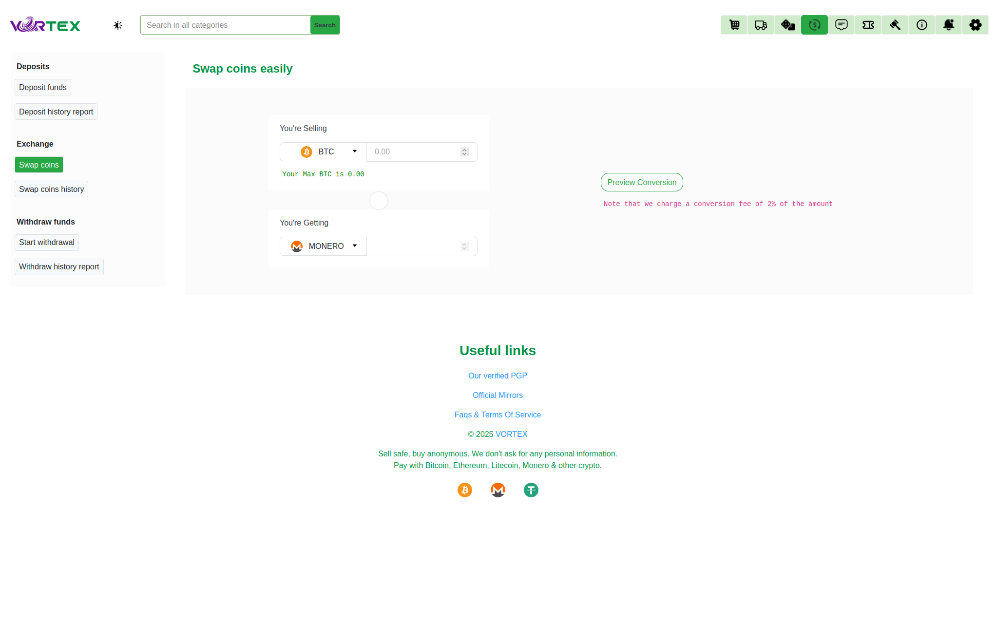 User profile and account management